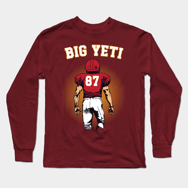 Kansas City Red Big Yeti Long Sleeve T-Shirt by Emma